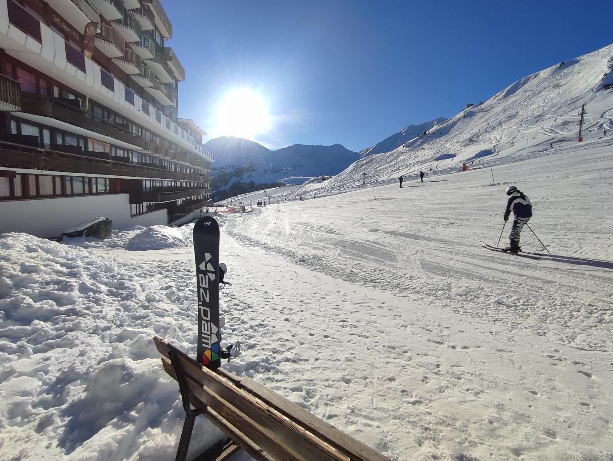 Studio Cosy 2100M Pied Des Pistes-Direct To Ski Slopes-Ski In Ski Out-La Plagne Aime 2000 Exterior foto